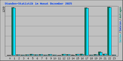 Stunden-Statistik im Monat Dezember 2025