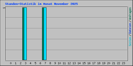 Stunden-Statistik im Monat November 2025