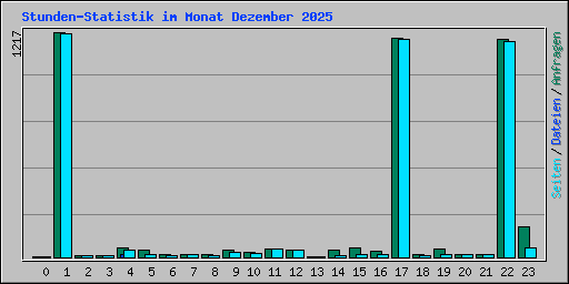 Stunden-Statistik im Monat Dezember 2025